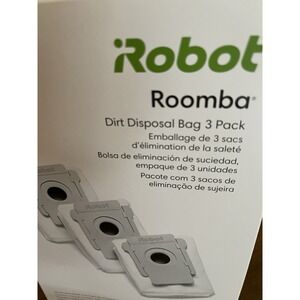 iRobot Authentic Replacement Part 3Ct -Dirt Disposal Bags‎ Works W/ Roomba Clean